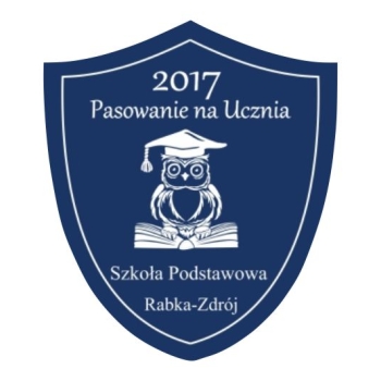 Wzór 6 tarczy szkolnej z granatowo białego laminatu